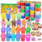 50 Pack Mini Butter Slime Kit, Scented Slime For Girls And Boys, Soft & Non-Sticky Cotten Candy Fruit Slime Party Favor Gifts, D
