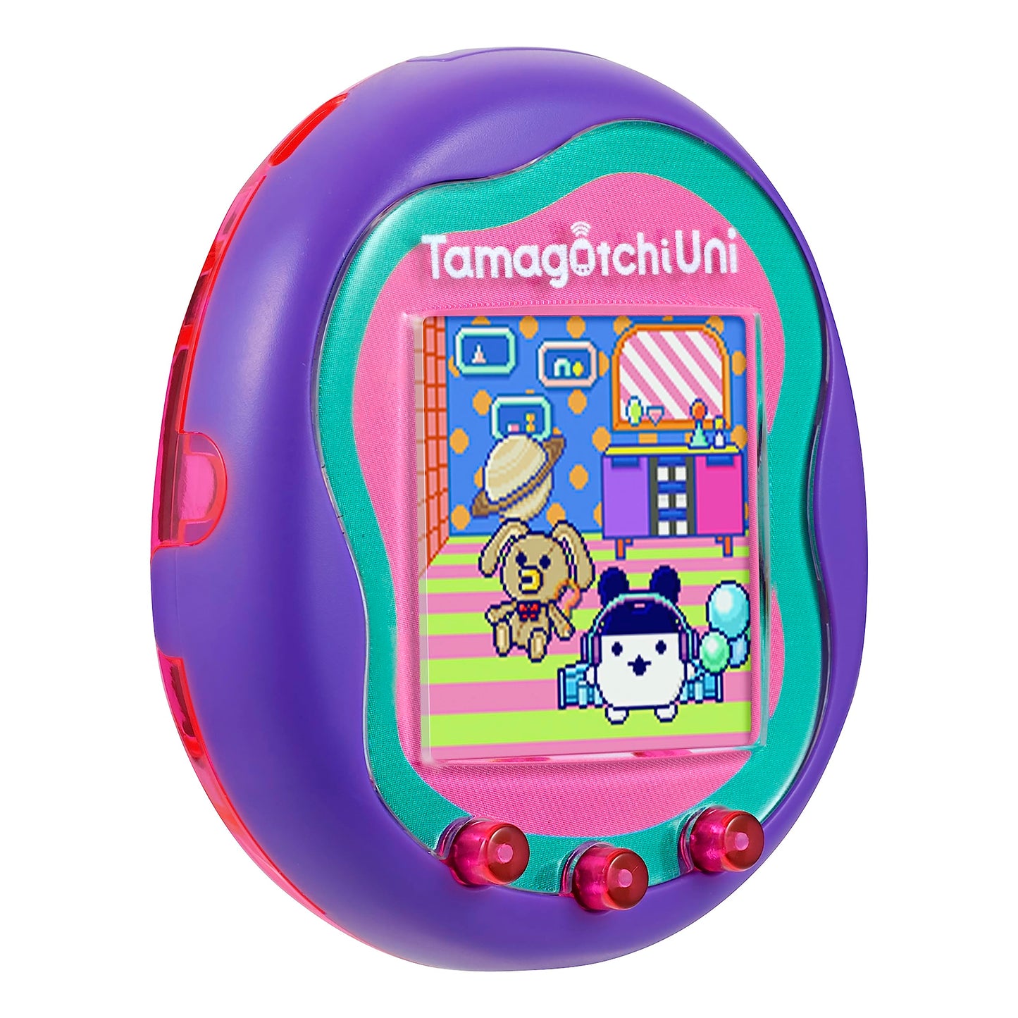 Tamagotchi Uni - Small Purple Digital Pet Toy, Model T09074, Made of ABS Material