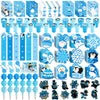 BenLouis Winter School Stationery Party Favors Snowflake Holiday Themed Classroom Gift Prizes Bulk for Students Kids Christmas F