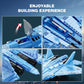 Reobrix SU-57 Fighter Jet Building Set, Large 33030 Model Kit, 1,456 PCS Plastic Military Airplane for Adults and Kids 14+