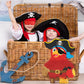 Wernnsai Pirate Piata - Pirate Parrot Piata with Blindfold and Bat for Boys  Birthday Party Adventure Theme Decorations