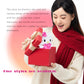 Coaqac Kawaii Plush Toy With Love Piloow, Soft Cartoon Plush, Theme Party Favor, Birthday Gift For Girls Boys (Love -A)