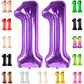 Katchon, Giant Purple 11 Balloon Number - 40 Inch | Foil Number 11 Balloon Purple For 11Th Birthday Decorations For Girls | Purple 11 Birthday Balloon | Purple 11 Balloons Number Birthday Decorations