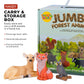 Learning Minds Jumbo Forest Animal Figures Set - 8 Vinyl Woodland Toys for Toddlers Age 1-3, Multi-colour, Large, Model 33235
