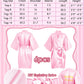 Sintuff 24 Pcs Sleepover Party Supplies For Girls 6 Spa Party Robes 6 Tote Bags 6 Headbands 6 Spa Masks(Size 10,Pink)