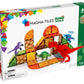 Magna-Tiles Dino World 40-Piece Magnetic Construction Set, The Original Magnetic Building Brand
