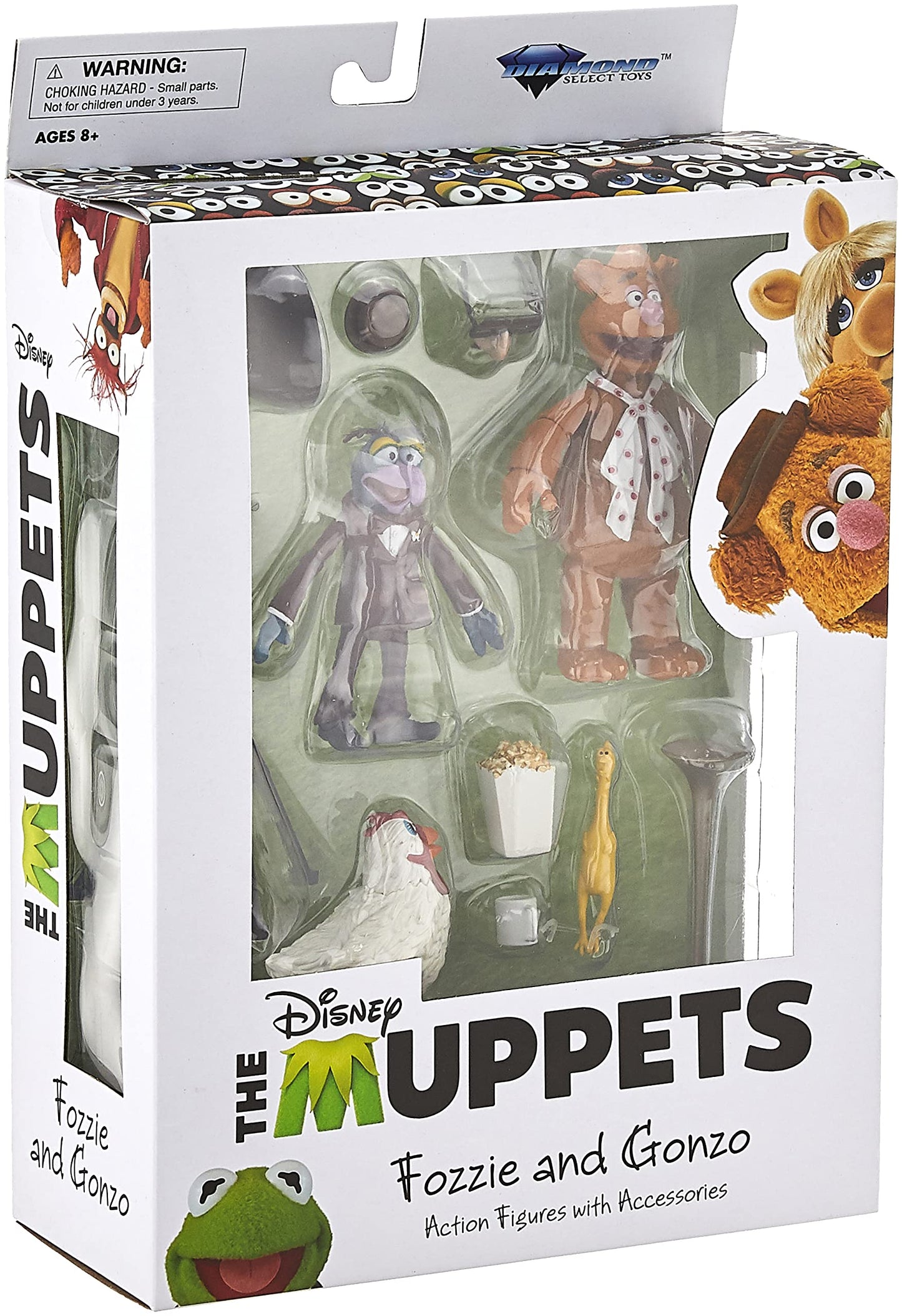 Diamond Select Toys The Muppets Best Of Series 1: Gonzo & Fozzie Action Figure Two-Pack, Multicolor