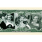 Marilyn Monroe Million Dollar Novelty Bill Play Money with Bill Protector