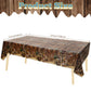 BBTO 3 Pieces Western Tablecloths Cowboy Party Decorations Birthday Table Cover Wild West Happy Birthday Tablecloth Plastic West