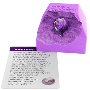 Dig A Dozen Gem Blocks Mining Kit For Kids - Discover 12 Unique Real Gemstones, Mineral, Rocks, Crystals Collection - Archaeology Science Easter Gift Toys Set For Boys & Girls Age 8-12 Gifts Party