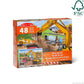 Melissa & Doug Building Site Jumbo Jigsaw Puzzle - 48 pcs - FSC Certified - Multicolor - Cardboard - Model 8900