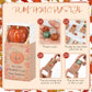 LemonRoad 10 Sets Happy Thanksgiving Gifts Crystal Pumpkin with Maple Leaves Gift Box Positive Fall Decor for Thanksgiving Party