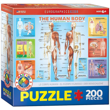 Eurographics Human Body Jigsaw Puzzle (200-Piece)