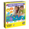 Creativity for Kids My First Fun Felt Shapes - Travel Friendly Felt Board for Toddlers, Crafts and Pretend Play - 100+ Pieces