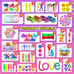 1000Pcs Party Favors For Kids Fidget Toys Pack Birthday Gift Toys Goodie Bags Stuffers Sensory Toy Treasure Box Birthday Party S