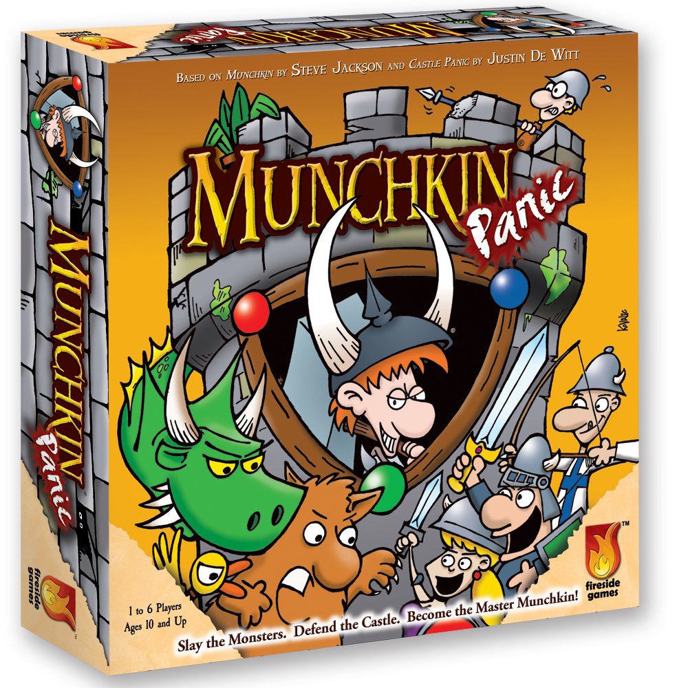 Fireside Games Munchkin Panic Board Game, Cardboard, Multi-Colored, Model 1004FSD