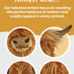 Keycraft Living Nature Highland Cow Stuffed Animal | 9" Eco-Friendly Plush, Brown | Farm Toy with Sound, Large Model AN341