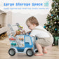 Labebe Baby Wooden Learning Walker, 2-In-1 Toddler Push & Pull Toys Stroller Pushing Walker, Infant Sit To Stand Wood Walker Wag