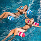 8 Pack Pool Floats mature-themed Size Multi-Purpose 4-in-1 Inflatable Hck Toys (Saddle Lounge Chair Hck Drifter) Floats for Swimming Pool for Vacation Fun and Rest
