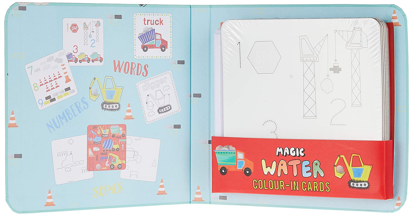 Floss and Rock Construction Magic Water Pad and Pen