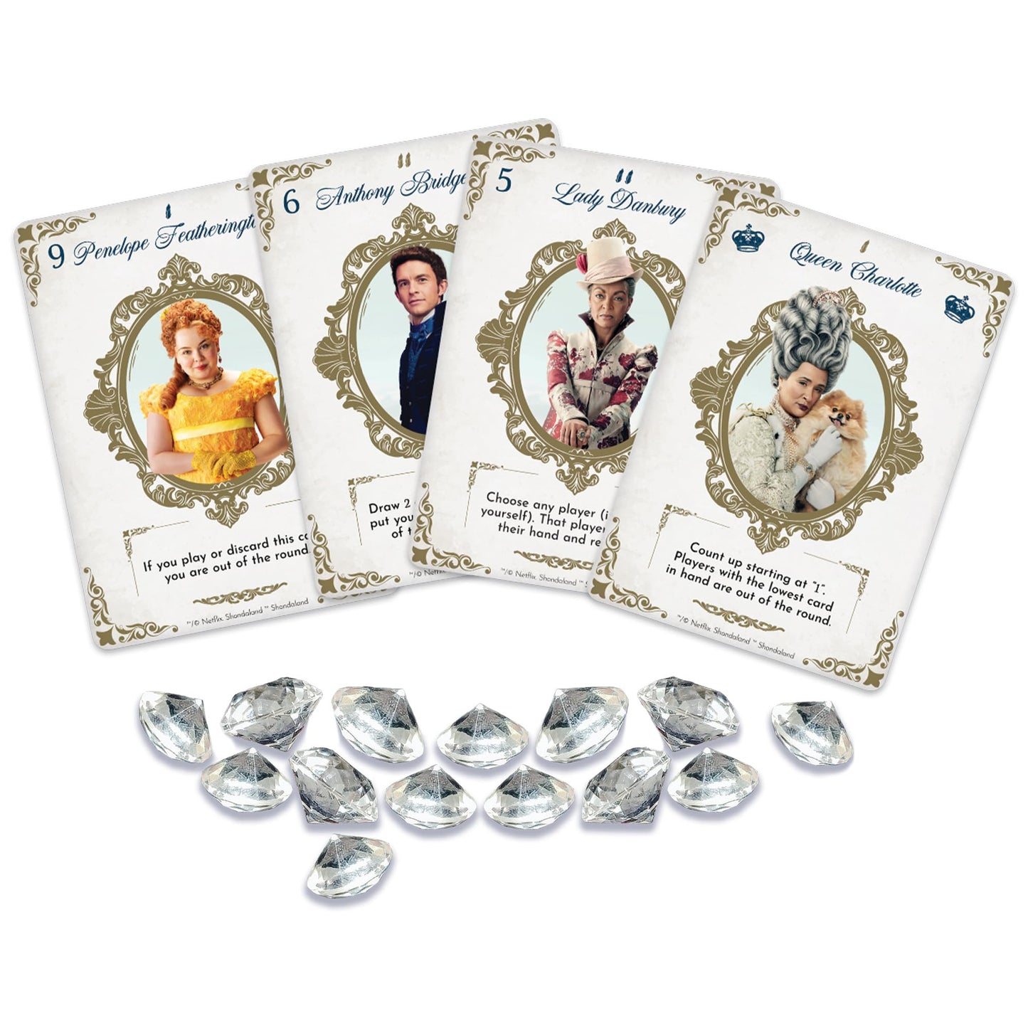 Z-Man Games Bridgerton Love Letter Card Game - Strategy Game for 2-6 Players, Ages 10+, Cardstock, Multicolor