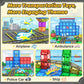 Soyee Magnetic Tiles Road Cars Toys Magnetic Building Blocks Boys Toys Ages 3 4 5 6 7 8 Sensory Preschool Construction Toddler Toys Gifts For 3+ Year Old Boys Girls