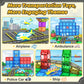 Soyee Magnetic Tiles Road Cars Toys Magnetic Building Blocks Boys Toys Ages 3 4 5 6 7 8 Sensory Preschool Construction Toddler Toys Gifts For 3+ Year Old Boys Girls