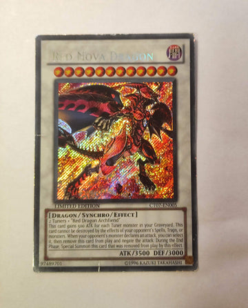 Yu-Gi-Oh! - Red Nova Dragon (Ct07-En005) - 2010 Collectors Tin - Limited Edition - Secret Rare