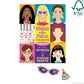 Melissa & Doug Make-a-Face Sticker Pad - Fashion Faces, 20 Faces, 5 Sticker Sheets - FSC Certified