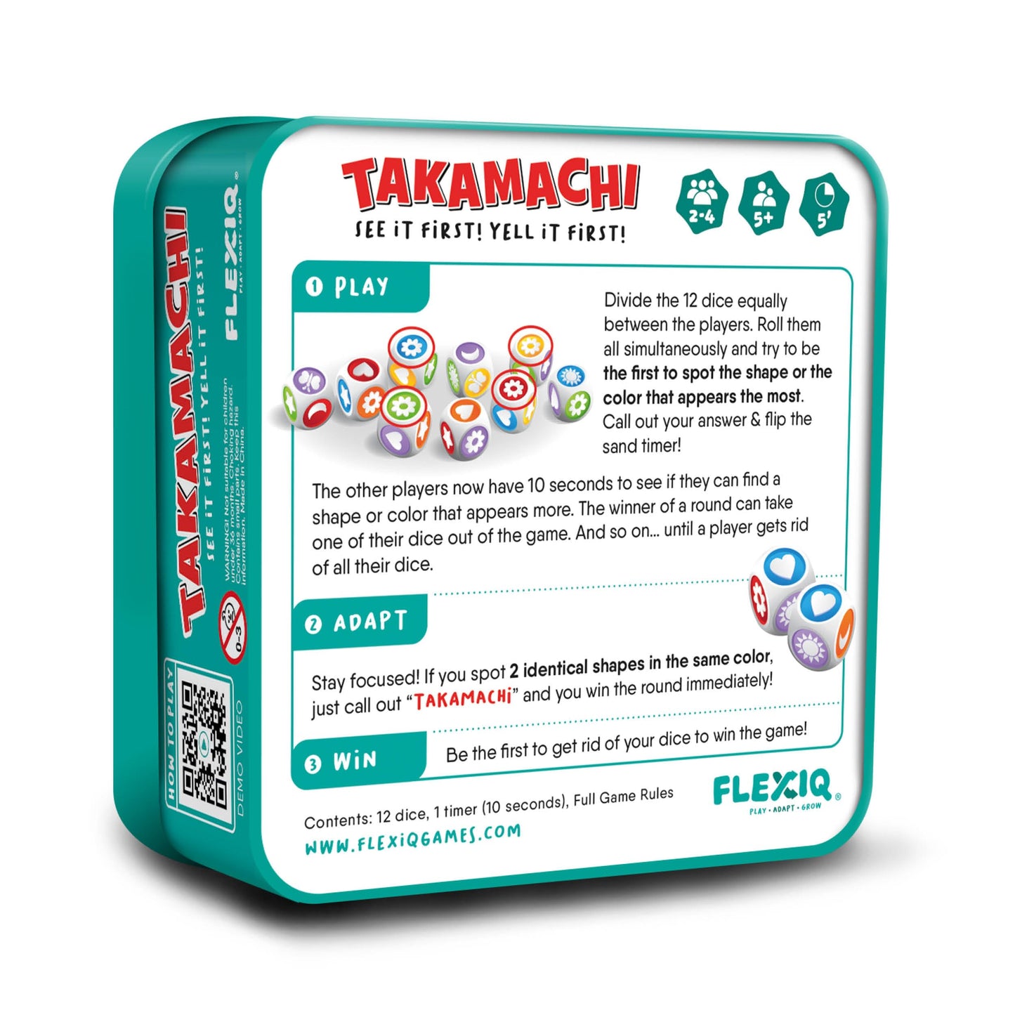 What Do You Meme? Takamachi — The Fast Thinking Dice Game — Brain Teasers For Kids 5+, Kid Board Games, Family Game Night By Flexiq