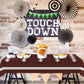 SJJPDYY Football Party Decorations Disposable Tablecloth Plastic Touchdown Table Cover Perfect for Super Bowl Football Birthday