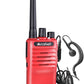 Arcshell Rechargeable Long Range Two-Way Radios With Earpiece 6 Pack Arcshell Ar-7 Walkie Talkies Li-Ion Battery And Charger Inc