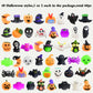 60 Pcs Halloween Mochi Squishy Toys,Mini Cute Squeeze Toy Stress Reliever Anxiety Packs For Kid (Halloween) (Halloween)