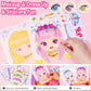 iGetooy 4-in-1 Dress Up Game Set Princess Fantasy Makeup, Pretty Pretty Princess Game, Girls Toy Kit with Diamond Painting & Dre