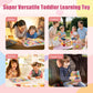Soupost Toddler Busy Board-Montessori Toys for Boy Girl Birthday Gift, Sensory Learning Toys for Toddlers Busy Book 3-5, Airplan