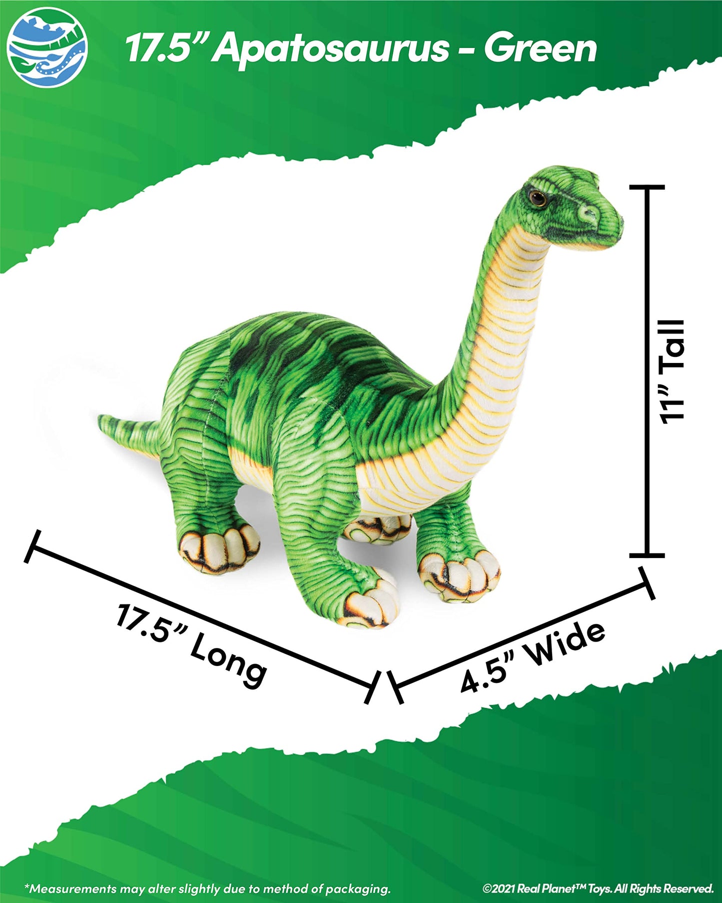 Real Planet 21.5'' Dinosaur Plush Toy - Dinosaur Stuffed Animals, Dino Plushie, Stuffed Dinosaur Plush, Little Boy Dinosaur Toys