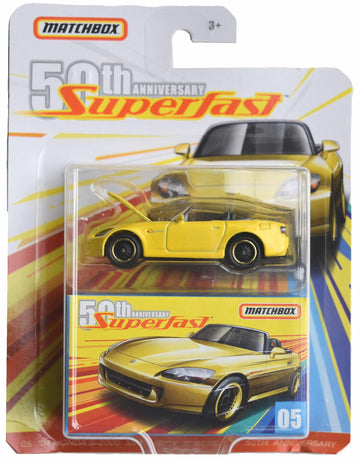 Matchbox '04 Honda S 2000, 50Th Anniversary [Yellow]