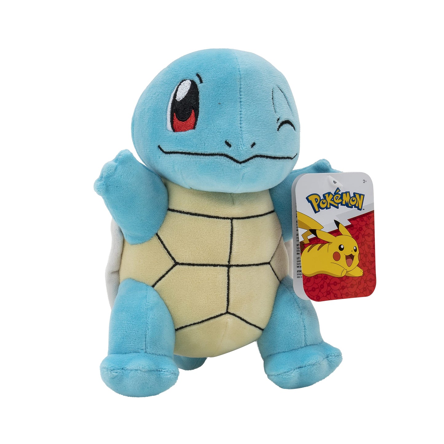 Pokemon Squirtle Plush Toy, 8 Inch, Multicolor, Polyester, Model PKW2693
