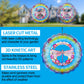 Dragonfly Metal Wind Spinners Gifts for Women Mom and Grandma,Hanging Wind Spinner Saint Patricks Day Decorations for Outdoor Ga