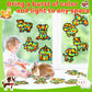 QOUBAI 32 Sets Farm Animals Suncatchers Craft Kit - Colorful Paper DIY Stained Glass Effect - Model QB1046 for Kids' Art Projects