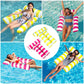 2 Pack Inflatable Pool Floats 4-In-1 Pool Hammock With Bottom Mesh 3 Tubes Inflatable Hammock For Adults,Portable Floating Chair