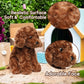 Weigedu Labradoodle Plush Toy, Fluffy Red Poodle Stuffed Animal, 12.6' - Perfect For Kids, Babies, Birthday