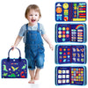 Busy Board Toddler Sensory Toys For 3+ Year Old, Montessori Toys For Toddlers 3, Preschool Learning Activities Busy Book, Travel