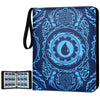MTGPRO 9-Pocket Card Binder for MTG 720 Double Sided Pocket PU Trading Collection Binder enhanced Collector Card Album for MTG TCG Yugioh Game Cards(Blue)
