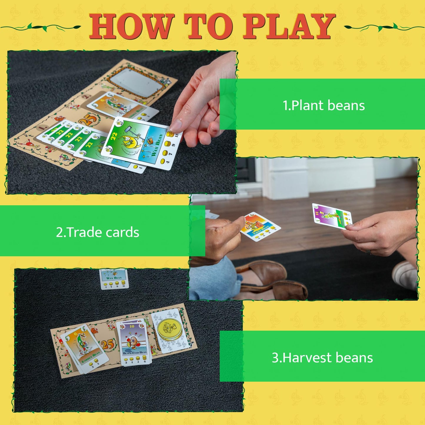 Amigo Games Bohnanza 25Th Anniversary Edition Classic Card Game – Plant & Harvest Your Beans In This Exciting Strategic Game That Is Fun For The Whole Family – For Kids & Adults Ages 12 & Older