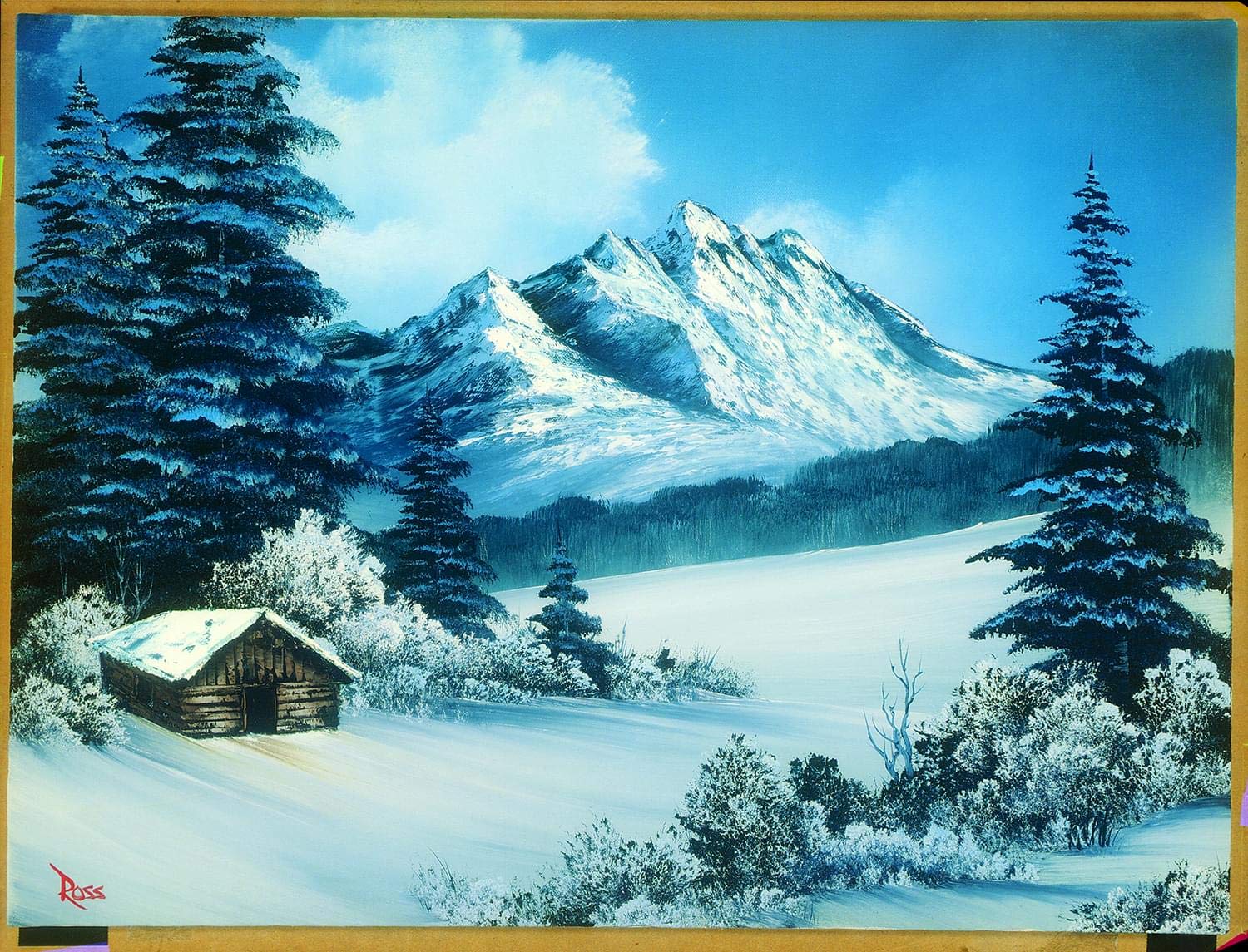 Bob Ross A Perfect Winter Day Nature Puzzle For Adults And Kids | Snowy Mountain 1000 Piece Jigsaw Puzzle Toy | Interactive Brain Teaser For Family Game Night | 28 X 20 Inches