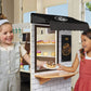 Little Tikes Real Wood Caf   & Bakery Exclusive Wooden Play Kitchen with Realistic Lights Sounds and Dual-Sided, 20+ Accessories