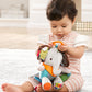Elephant Teether with Rattles, Crinkles & On-the-Go Playtime Fun!