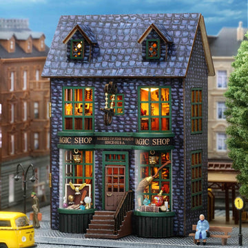 Diy Miniature House Kit, Cuteroom Wooden Dollhouse Kit Mini House Making Kit With Furnitures, Diy Dollhouse Kit Birthday Gift (M