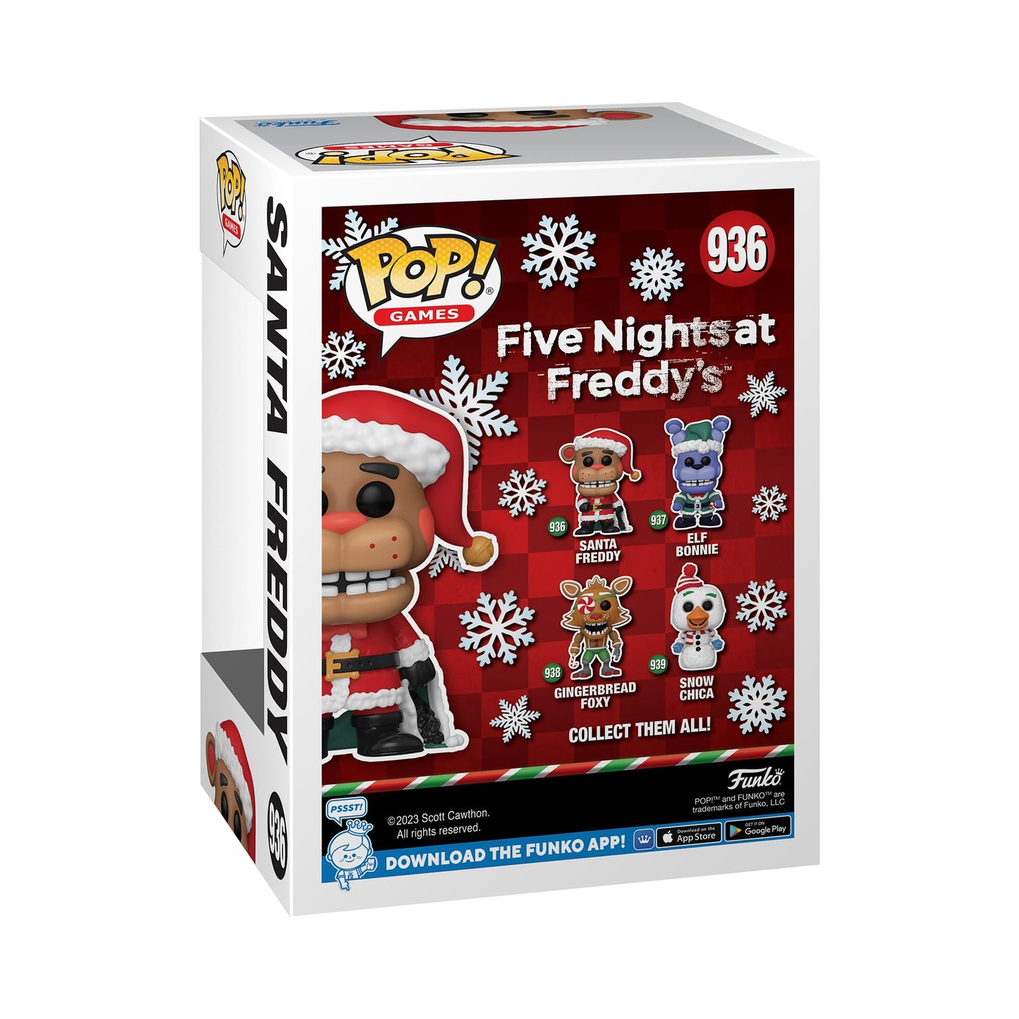 Funko Pop! Games: Five Nights At Freddy'S (Fnaf)- Santa Freddy Fazbear - Collectable Vinyl Figure - Gift Idea - Official Merchandise - For Kids & Adults